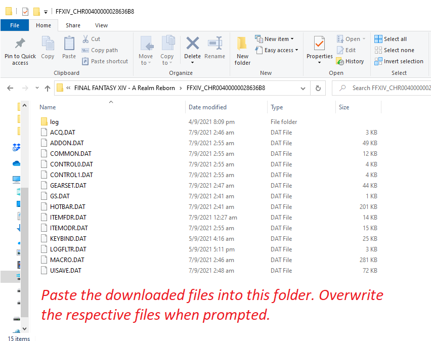 what folder to install final fantasy xiv to